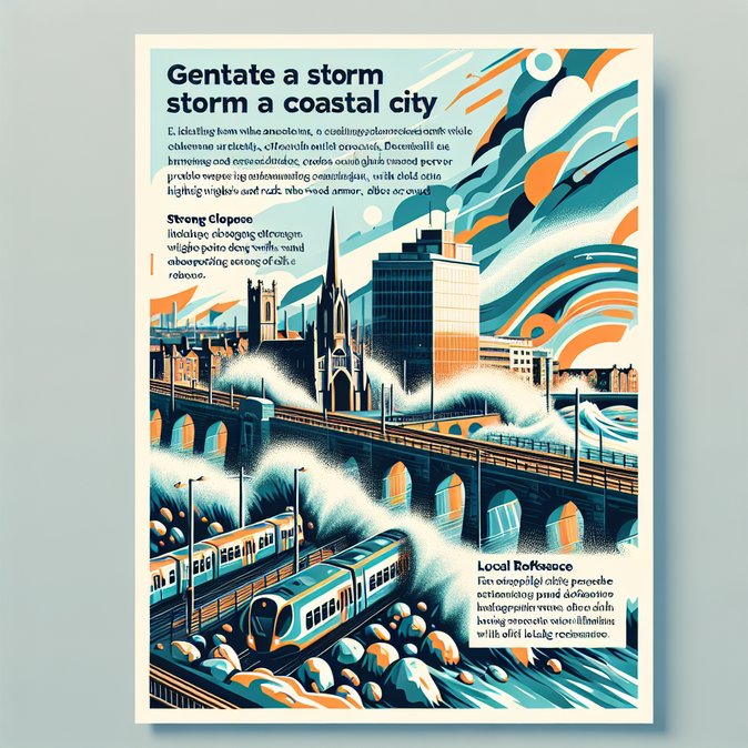 Storm Chandra damage forces fresh debate on coastal defences for Dublin DART line