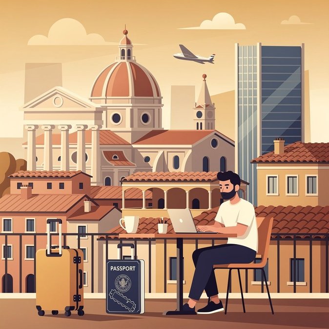 إيطاليا تصدر الإطار القانوني لتأشيرة الرحل الرقميين المنتظرة منذ زمن طويل