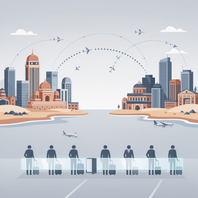 الهند تؤكد مجددًا قاعدة التهدئة لمدة شهرين لدخول تأشيرات السياحة المتكررة من الدول عالية الخطورة