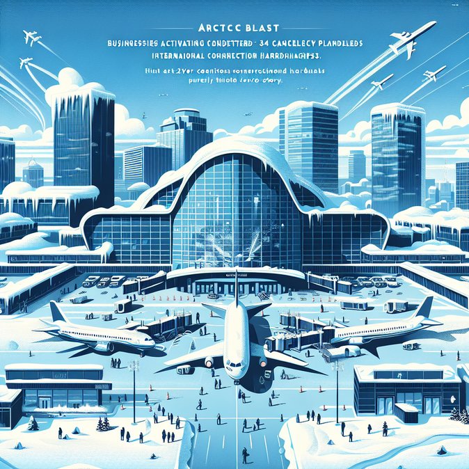 Winter Storms Snarl Air Travel Across Canada, Stranding Thousands of Passengers