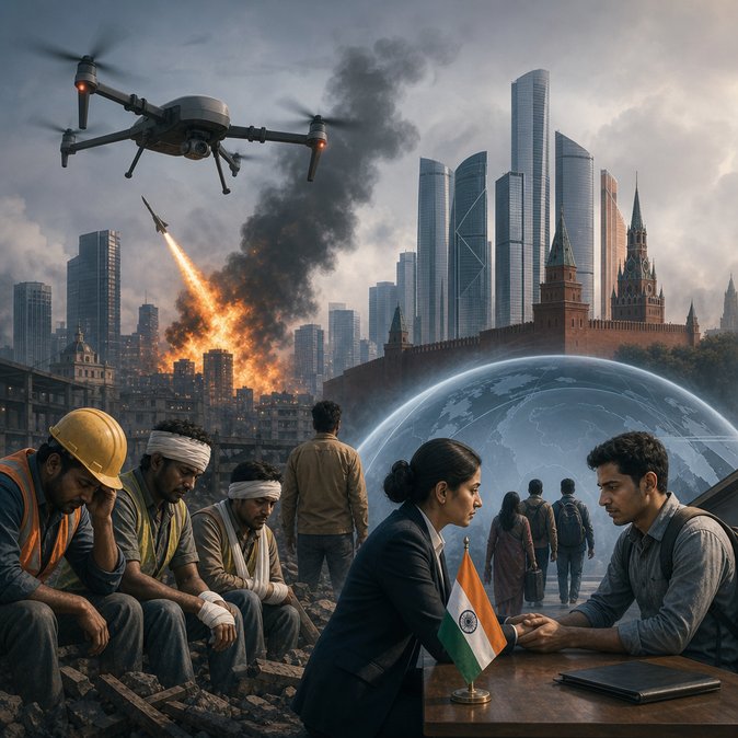 Embassy issues advisory after Indian worker killed in Moscow drone attack