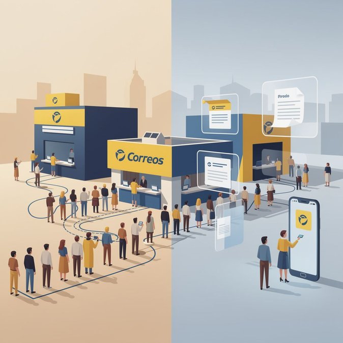 Correos se prépare à un chaos post-délai alors que la régularisation passe entièrement en ligne