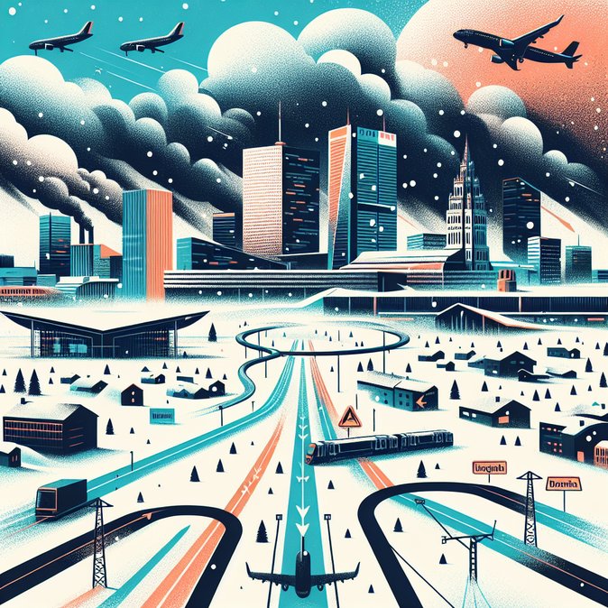 Alpine Snowstorm Closes Munich–Vienna Air Corridor; Corporates Pivot to ÖBB Railjet