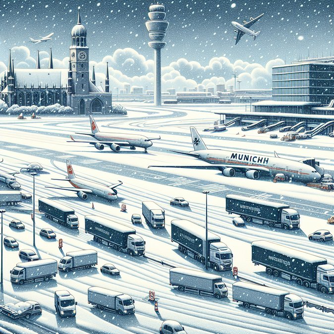 Snow-storm grounds Munich–Vienna & Munich–Graz flights, corporate mobility teams scramble