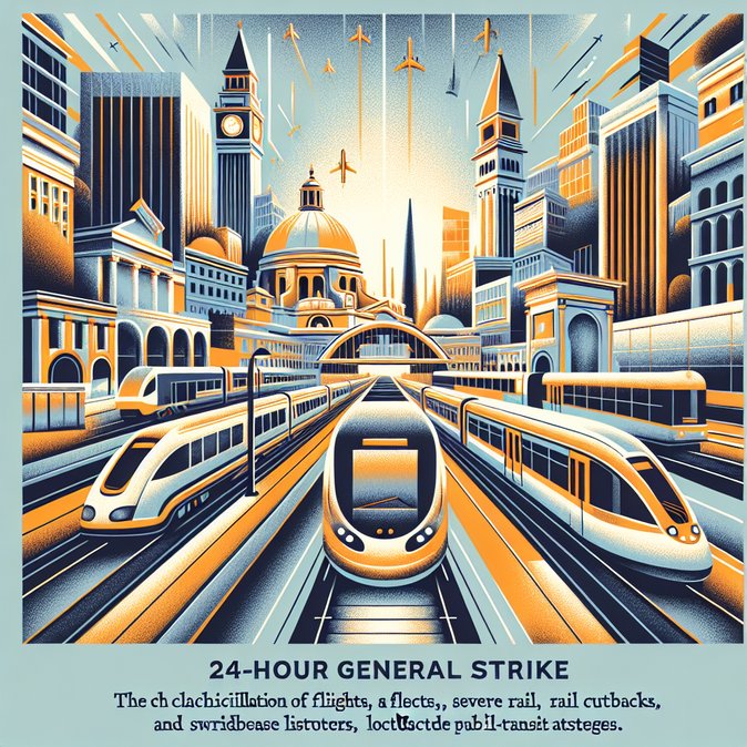 Nationwide Strike Grounds Flights and Delays Trains Across Italy