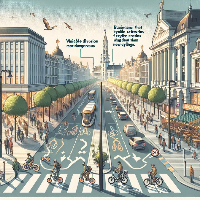 Brussels to Ban Bicycles and E-Scooters from City-Centre Pedestrian Zone