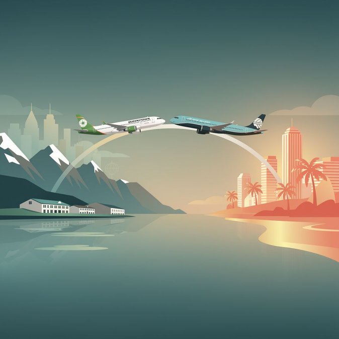 Air NZ–EVA codeshare extends to Queenstown–Brisbane, adding Asia one-stop option for Sunshine State