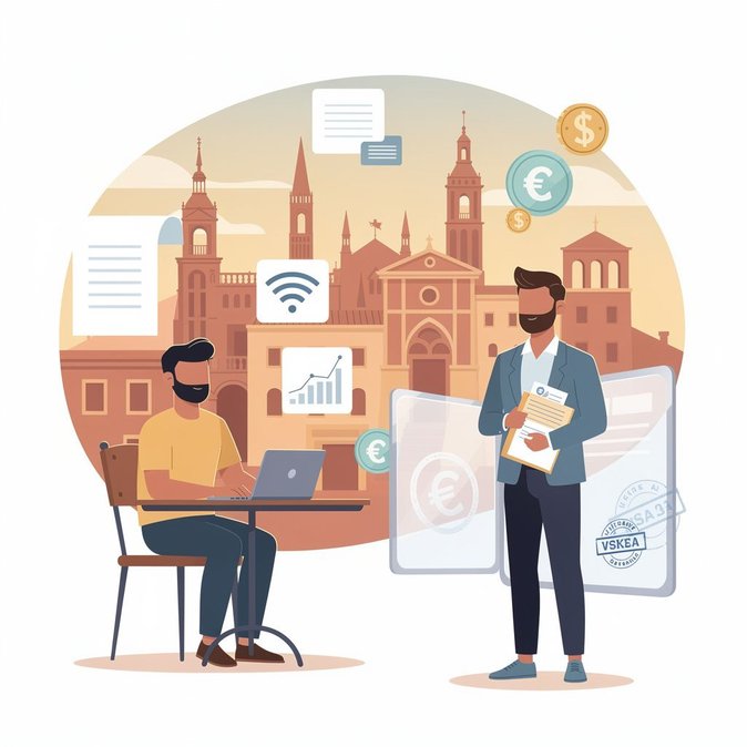 Limites de renda para vistos de nômades digitais e não lucrativos na Espanha aumentam para 2026