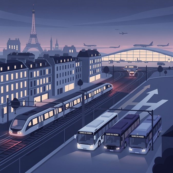 RER B Night Closures to CDG & Mitry-Claye Begin Tonight