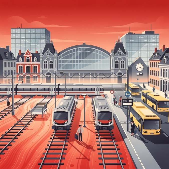 Heatwave forces NMBS to cancel 100 peak-hour trains a day and replace rural services with buses