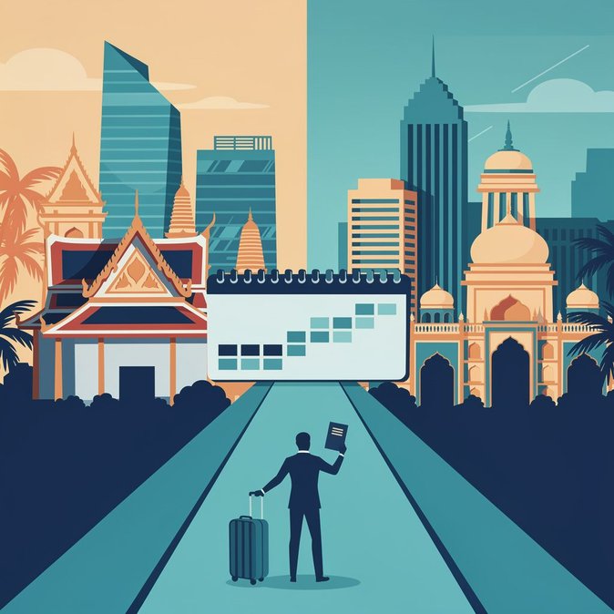 Thailand verkürzt visumfreien Aufenthalt für Inder von 60 auf 30 Tage – sofort wirksam