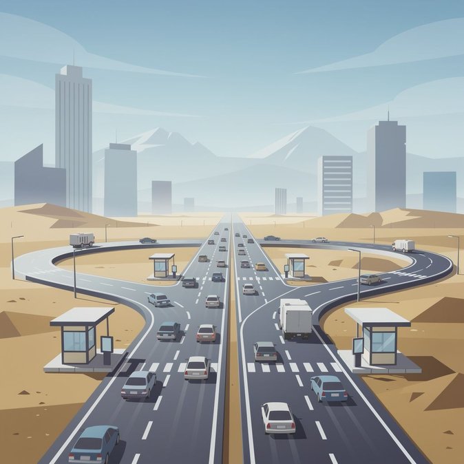 موانئ شينجيانغ تسجل 2.4 مليون عبور في النصف الأول من 2026 مع ارتفاع السياحة الذاتية القيادة إلى كازاخستان