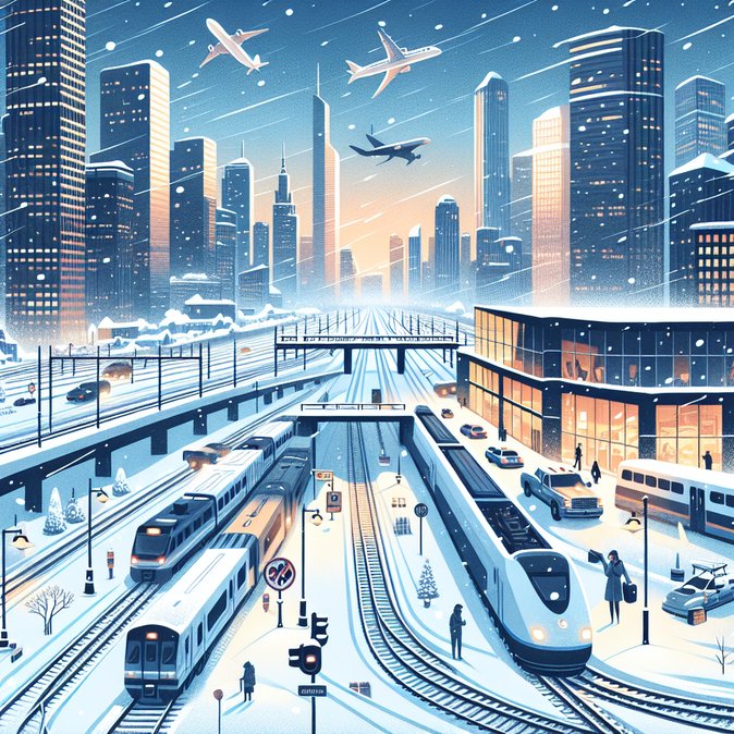 Snow and ice warnings paralyse UK road and rail networks, stranding business travellers