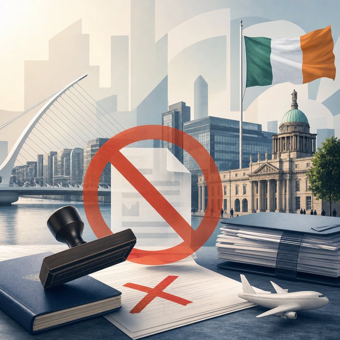 Ireland abolishes appeals for short-stay (Type C) visa refusals, shifting focus to first-time applications