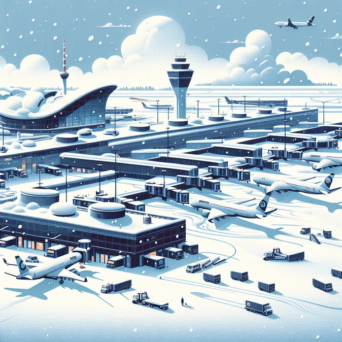 Late-Season Snow Shuts Down 568 Flights at Munich, Ripples Across Europe