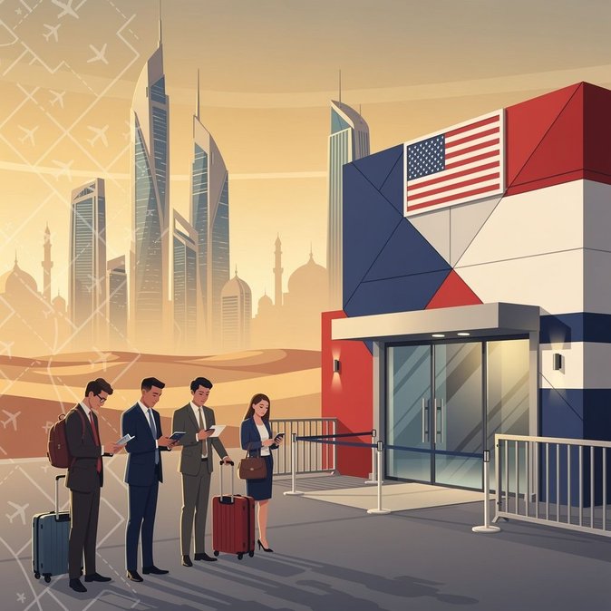 السفارة الأمريكية في أبوظبي وقنصلية دبي توقفان إصدار التأشيرات الروتينية بسبب تنبيه أمني