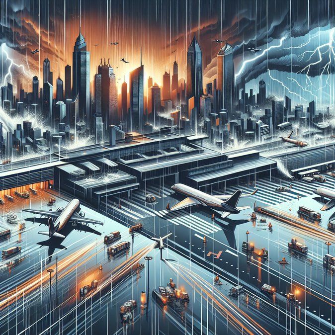 Alerta Amarilla por Condiciones Meteorológicas — Se Recomienda a los Viajeros Verificar sus Vuelos del Lunes