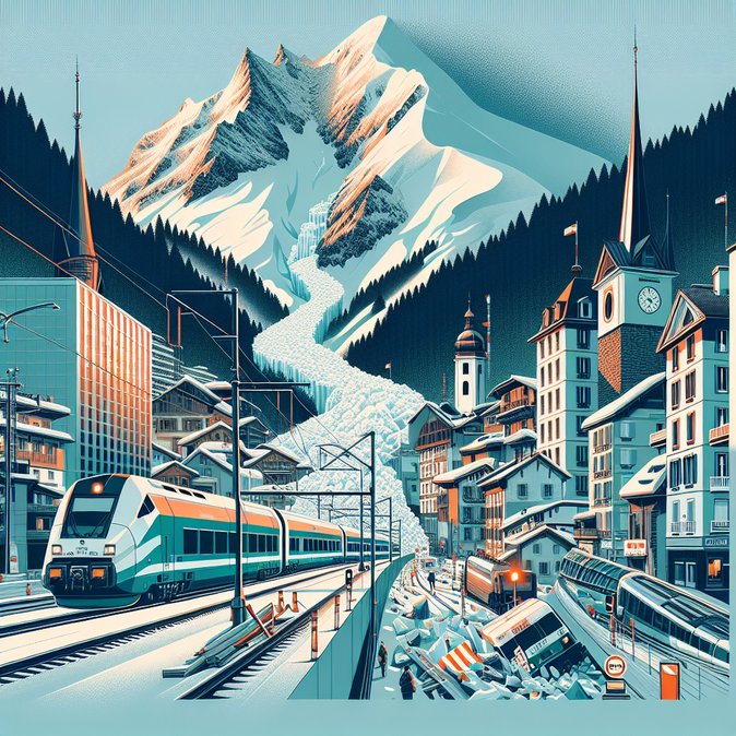 Mont Blanc Express Suspended Between Vallorcine and Chamonix Amid Avalanche Risk