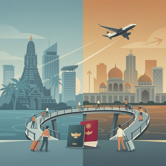 Tailandia restablece la entrada sin visa por 30 días, pero el sector comercial asegura que el daño ya está hecho