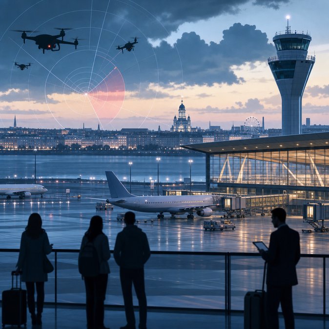 Helsinki Airport reopens after drone incursion; Finland urges travellers to check flight status