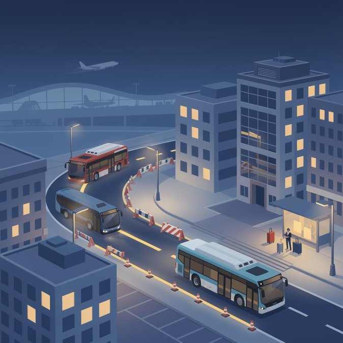Déviations de bus à Dublin annoncées pour les travaux sur Custom House Quay et Ballymun Road