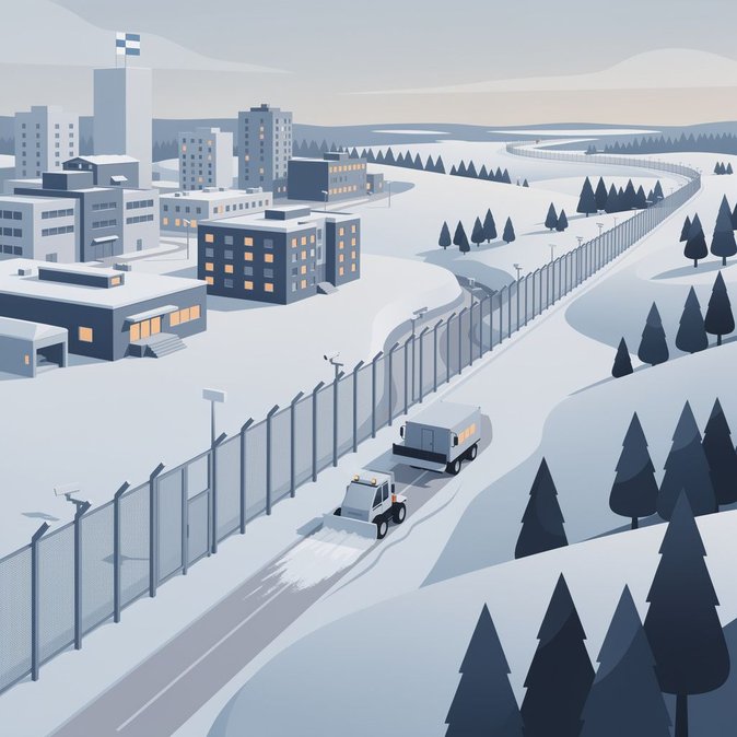 La Garde-frontière finlandaise recherche un prestataire privé pour l'entretien de la clôture à la frontière est