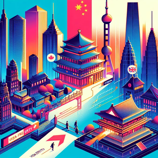 China Adds Canada and UK to 30-Day Visa-Free Entry List