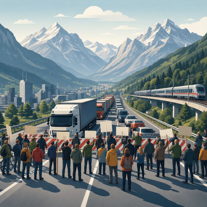 Brenner-Blockade am 30. Mai: Acht Stunden Stillstand auf der wichtigsten Alpentransit-Route