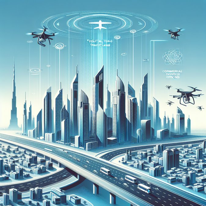 Dubai Unveils Digital ‘Sky Lanes’ to Manage Drone & Air-Taxi Traffic by 2027