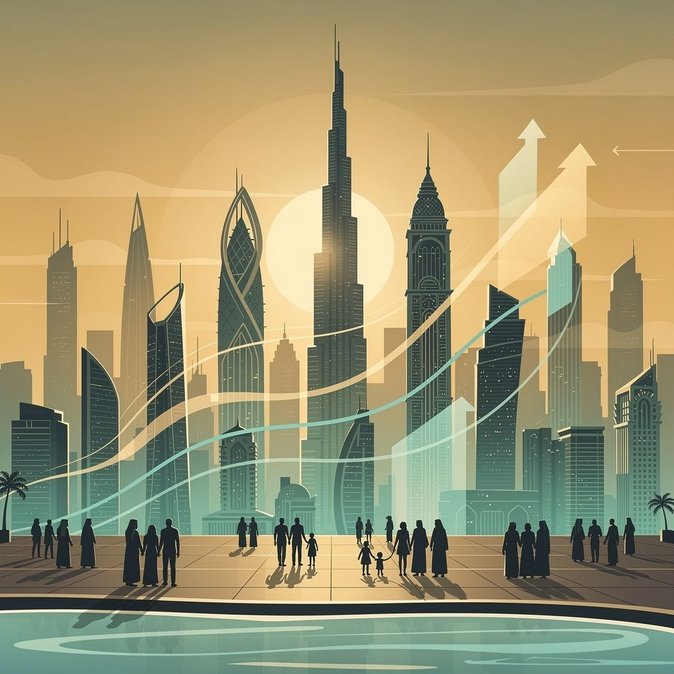 دبي تستقبل 161,000 ساكن جديد خلال سبعة أشهر، تنفي رواية هروب السكان بسبب النزاعات