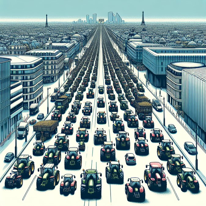 Tractor Protests Gridlock Paris as Farmers Block Key Arteries Ahead of Mercosur Vote