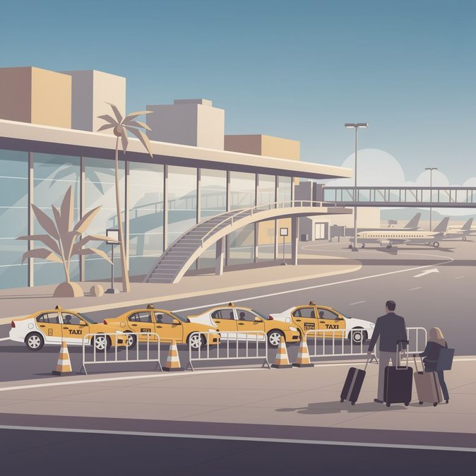 Los taxistas del aeropuerto de Pafos amenazan con una huelga indefinida por la capacidad de estacionamiento