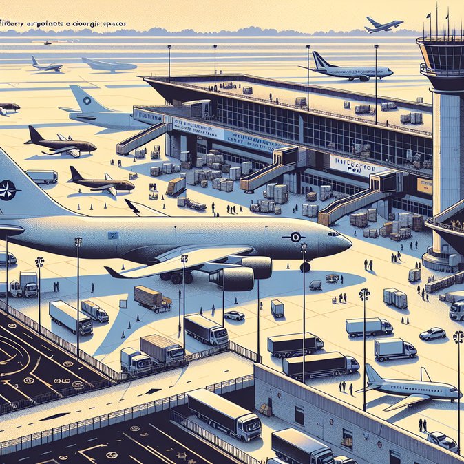 Surge in NATO cargo flights at Rzeszów airport raises congestion concerns for civil charters