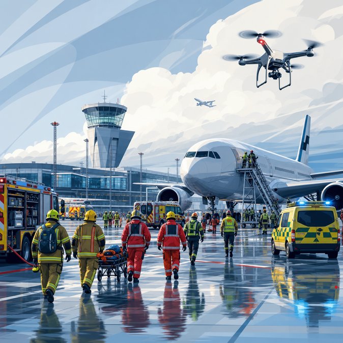 Helsinki Airport Stages Large-Scale SAR2026 Emergency Exercise