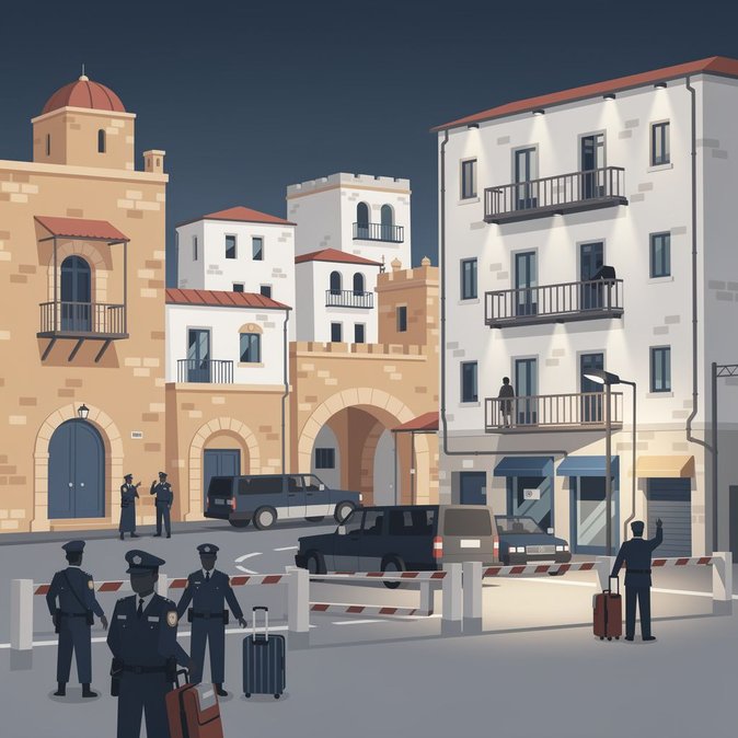Police raid Nicosia’s old city, arrest three migrants amid multi-agency checks