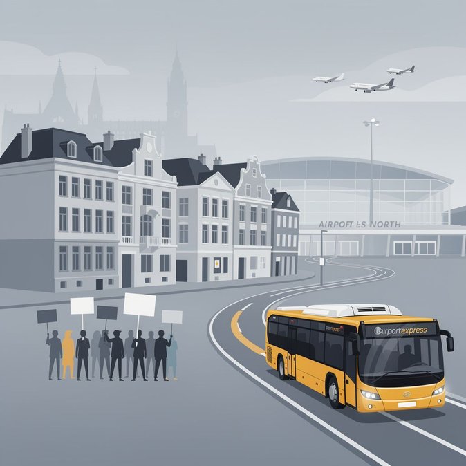 De Lijn dévie aujourd'hui les bus Express Aéroport en raison d'une manifestation près de Bruxelles-Nord