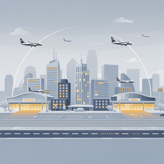 Ryanair presenta su récord de vuelos para el invierno 2026 desde Varsovia, con tres aviones adicionales basados en Modlin