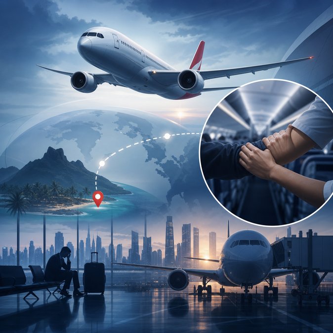 Qantas Melbourne–Dallas flight diverts to Tahiti after passenger bites crew member, triggering travel-risk review