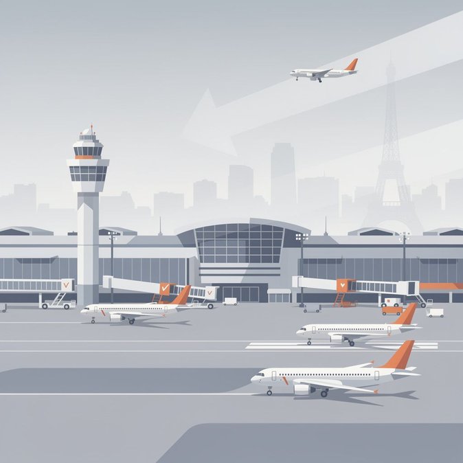 Groupe ADP reduce sus previsiones de tráfico para 2026 tras caída de pasajeros en septiembre en aeropuertos de París