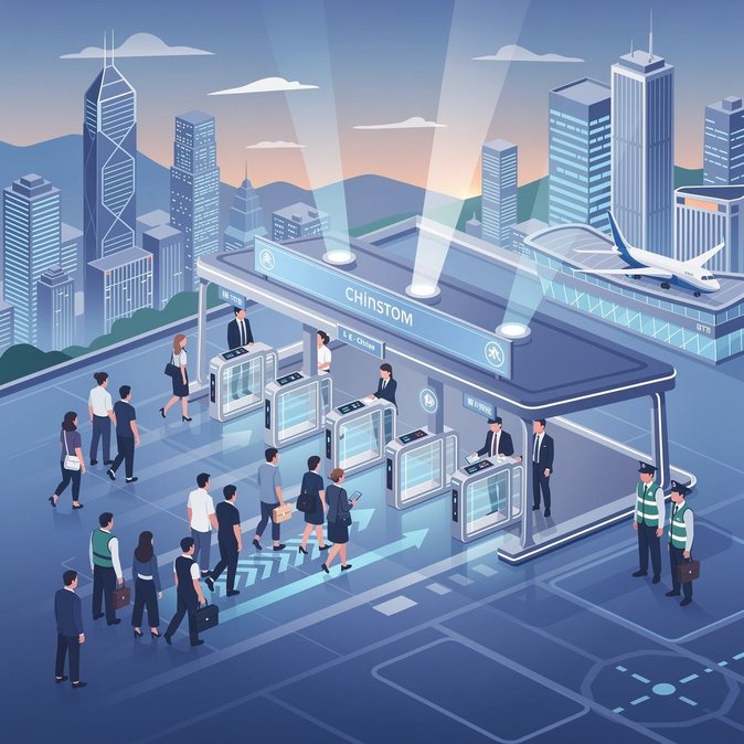 1 500 habitants découvrent en avant-première le poste frontière high-tech « tout-en-un » de Huanggang