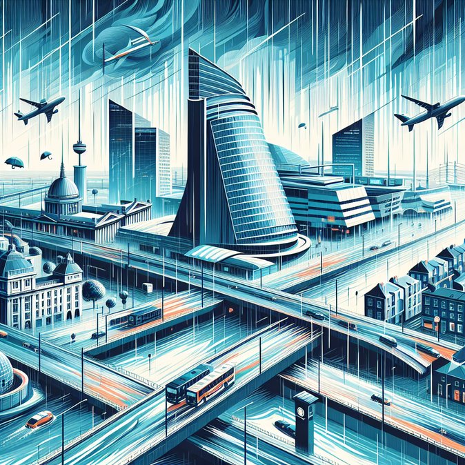 Flooding around Dublin Airport snarls road access but flights remain on schedule