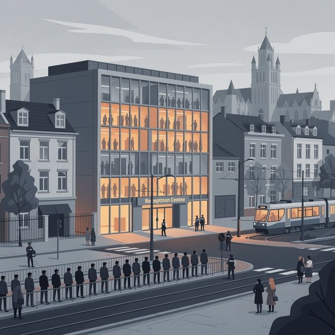 Bruselas inaugura centro de asilo con 350 plazas en Auderghem sin aviso previo al público