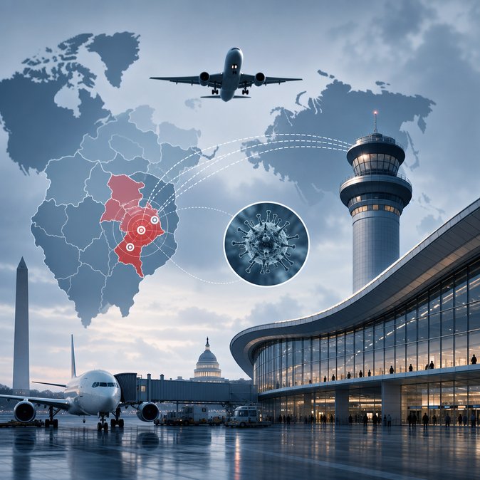 DHS Directs All Flights From DRC, Uganda and South Sudan to Washington Dulles for Enhanced Ebola Screening