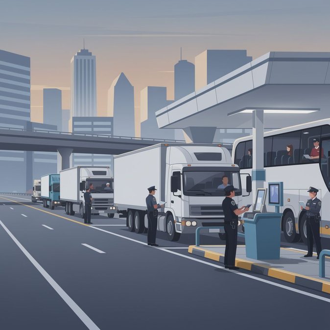 ICE Deploys Officers to Truck Weigh Stations Nationwide to Target Undocumented CDL Holders