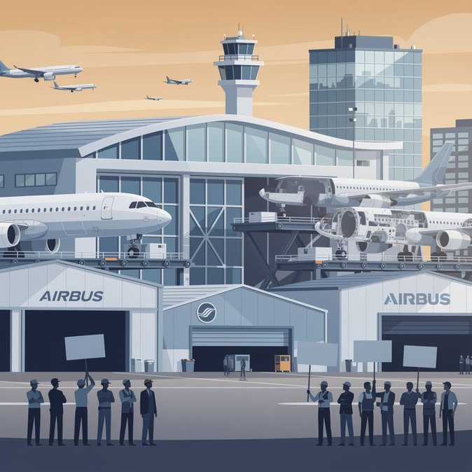 Les salariés d'Airbus en Espagne rejettent l'accord sur les salaires et le télétravail, la grève illimitée entre dans sa deuxième semaine