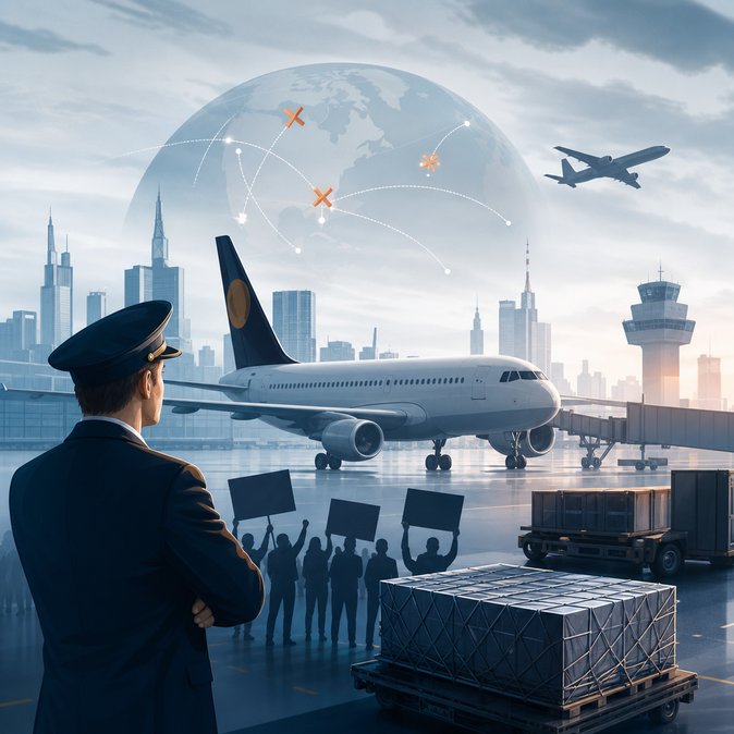 Lufthansa Pilots’ Strike Ripples into Finland, Cancels Frankfurt–Helsinki Services