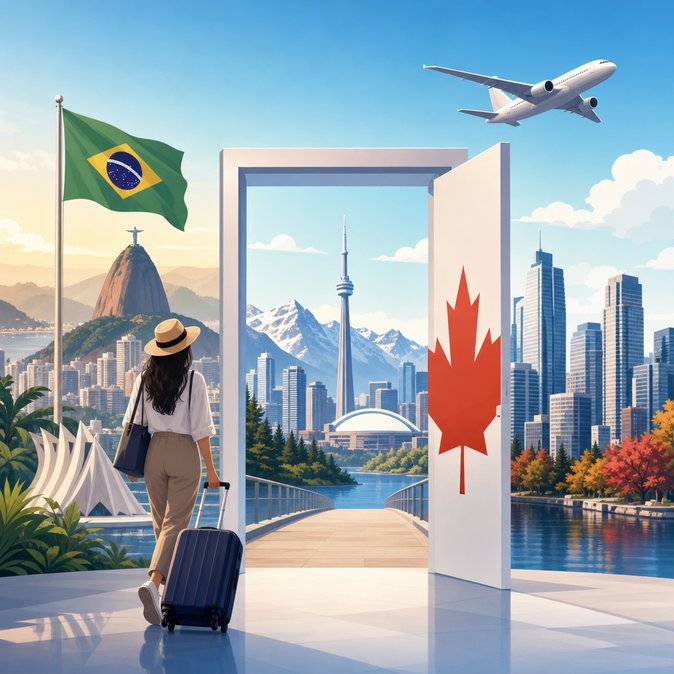 Canada Drops Visa Requirement for Brazilian Visitors From July 15