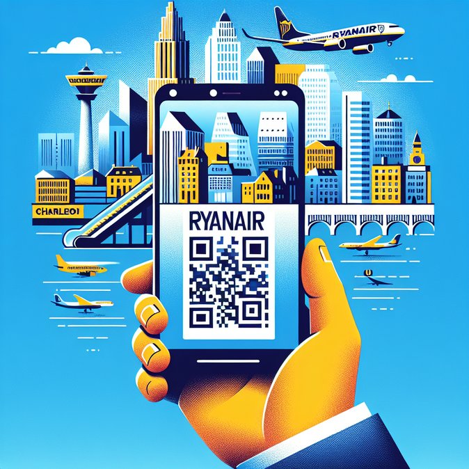 Ryanair goes fully digital: paper boarding passes abolished at Belgian airports
