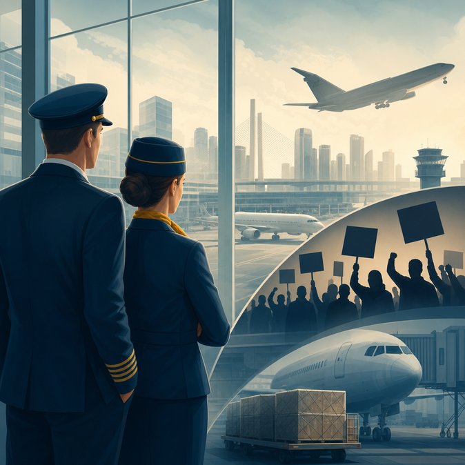 Pilots and Cabin Crew Threaten Nationwide Strike Over Safety and Labour Reforms