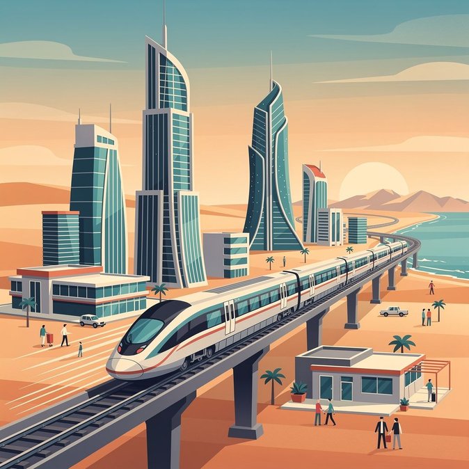 الإمارات تدشن أول سكة حديد وطنية للركاب، وتختصر رحلة أبوظبي إلى الفجيرة لأقل من ساعتين